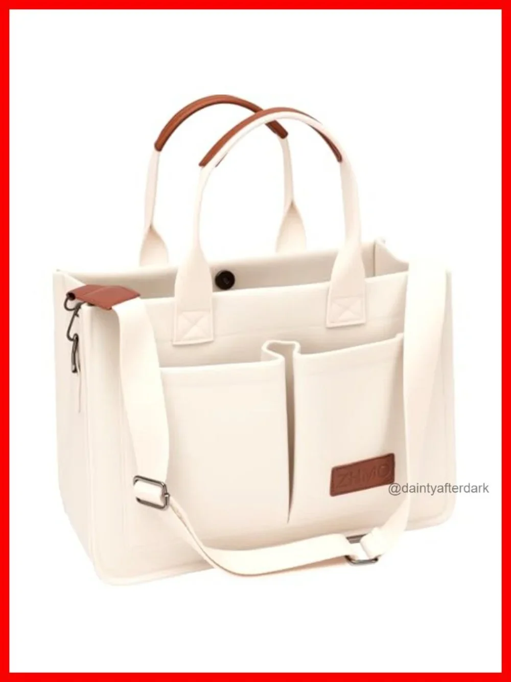 Canvas Tote Bag for Women Large Laptop Work Bag Travel Nurse Teacher Crossbody